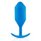 Заказать Синяя пробка для ношения B-vibe Snug Plug 5 - 14 см.