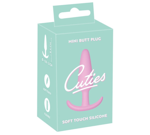 Розовая анальная втулка Mini Butt Plug - 8,4 см. Розовая анальная втулка Mini Butt Plug - 8,4 см.