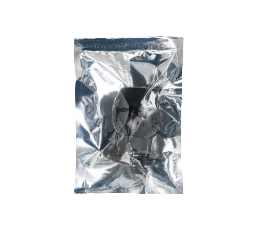 Черная анальная втулка Basic M - 6,5 см.