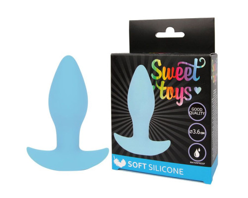 Заказать Голубая анальная втулка Sweet Toys - 8,5 см. Заказать Голубая анальная втулка Sweet Toys - 8,5 см.