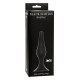Заказать Чёрная анальная пробка Slim Anal Plug Large - 12,5 см.