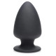 Заказать Черная мягкая анальная пробка Squeezable Small Anal Plug - 9 см.