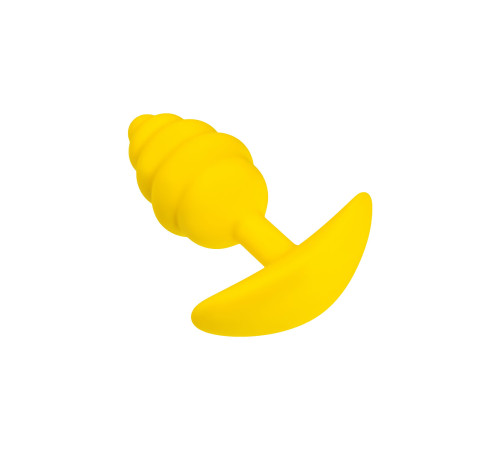 Желтая анальная втулка Vikki - 9 см.