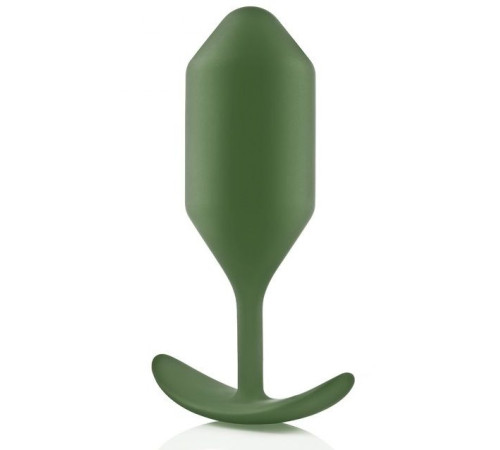Пробка цвета хаки для ношения B-vibe Snug Plug 4 - 14 см.