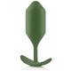 Заказать Пробка цвета хаки для ношения B-vibe Snug Plug 4 - 14 см.
