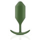 Заказать Пробка цвета хаки для ношения B-vibe Snug Plug 4 - 14 см.