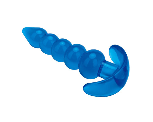 Заказать Голубая анальная елочка Medium Beaded Plug - 11,4 см. Заказать Голубая анальная елочка Medium Beaded Plug - 11,4 см.