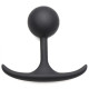 Заказать Черная анальная пробка с утяжелением Premium Silicone 3.3 Weighted Round Plug - 8,4 см.