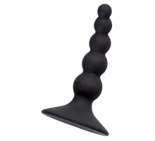 Черная анальная втулка Bootes - 10 см.