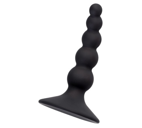 Черная анальная втулка Bootes - 10 см.
