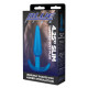 Заказать Голубая анальная пробка Slim Tapered Butt Plug - 10,8 см.