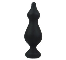Черная анальная втулка Amuse L - 13,8 см.