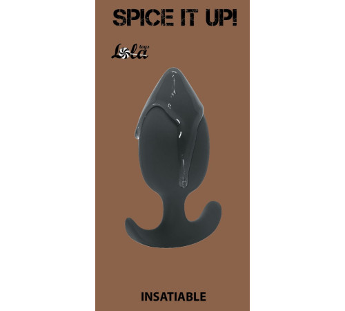 Серая анальная пробка Insatiable - 10,5 см.