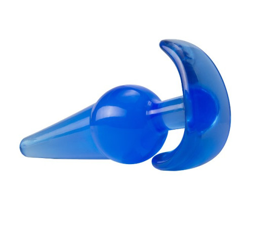 Синяя анальная пробка в форме якоря Large Anal Plug - 12,2 см.