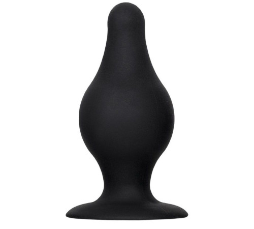 Черная анальная втулка Spade XS - 6,5 см.