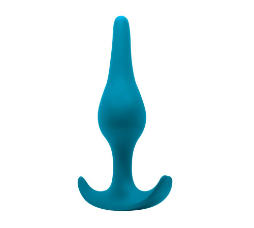 Бирюзовая анальная пробка Smooth - 12,5 см. Бирюзовая анальная пробка Smooth - 12,5 см.