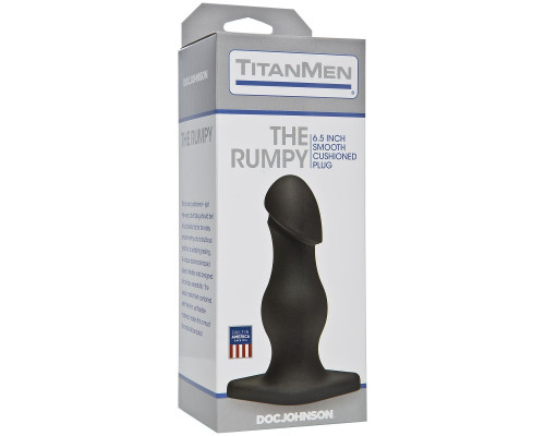 Заказать Чёрная анальная пробка TitanMen The Rumpy - 16,5 см. Заказать Чёрная анальная пробка TitanMen The Rumpy - 16,5 см.
