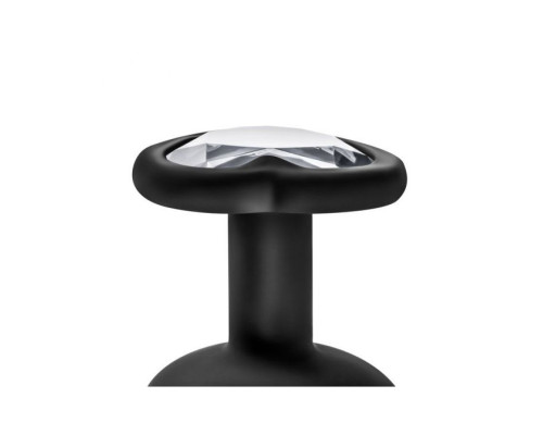 Заказать Черная анальная втулка с прозрачным кристаллом Bling Plug Medium - 8,2 см. Заказать Черная анальная втулка с прозрачным кристаллом Bling Plug Medium - 8,2 см.