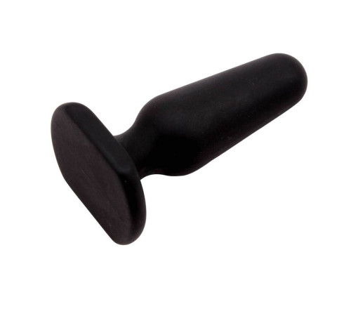 Черная анальная пробка S Silicone Plug - 7,3 см. Черная анальная пробка S Silicone Plug - 7,3 см.