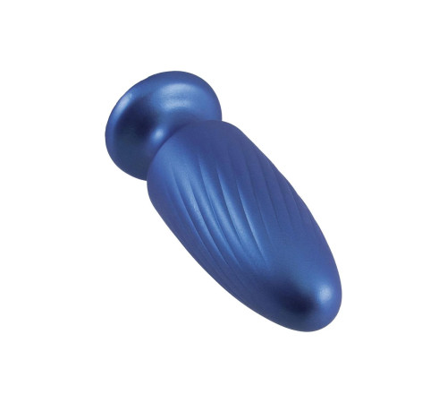 Синяя анальная пробка G Stuck Silicone Anal Plug - 13,5 см.