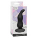 Заказать Чёрная анальная пробка Waved Anal Plug Black - 11 см.