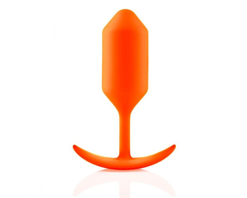 Заказать Оранжевая пробка для ношения B-vibe Snug Plug 3 - 12,7 см.