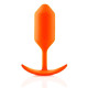 Заказать Оранжевая пробка для ношения B-vibe Snug Plug 3 - 12,7 см.