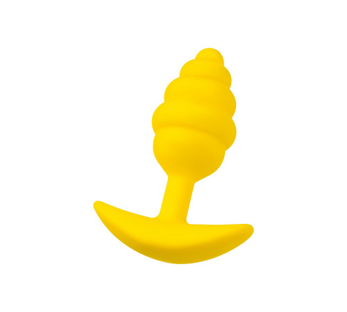 Желтая анальная втулка Vikki - 9 см.