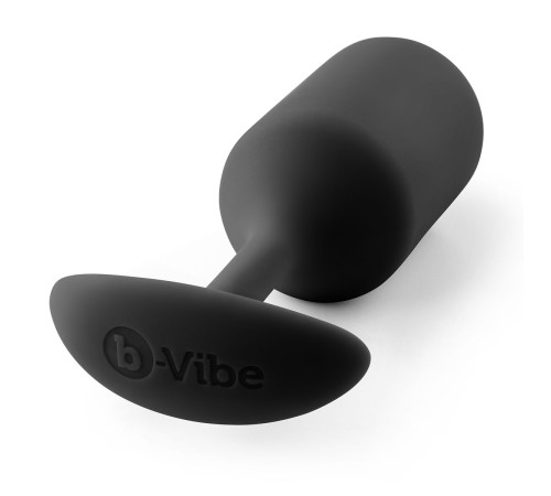 Чёрная пробка для ношения B-vibe Snug Plug 3 - 12,7 см. Чёрная пробка для ношения B-vibe Snug Plug 3 - 12,7 см.