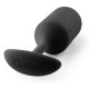 Заказать Чёрная пробка для ношения B-vibe Snug Plug 3 - 12,7 см.