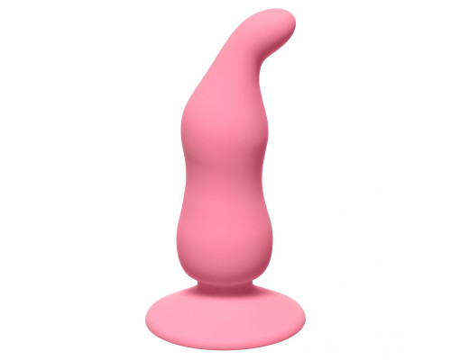 Заказать Розовая анальная пробка Waved Anal Plug Pink - 11 см. Заказать Розовая анальная пробка Waved Anal Plug Pink - 11 см.
