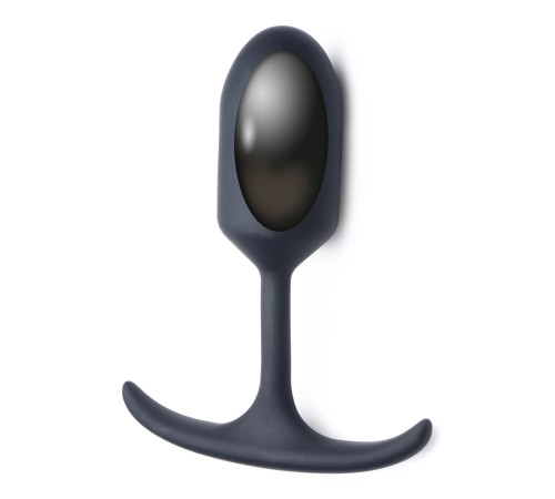Черная анальная пробка с утяжелением Premium Silicone Weighted Anal Plug Medium - 14 см. Черная анальная пробка с утяжелением Premium Silicone Weighted Anal Plug Medium - 14 см.