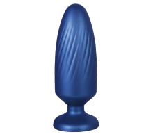 Синяя анальная пробка G Stuck Silicone Anal Plug - 13,5 см.