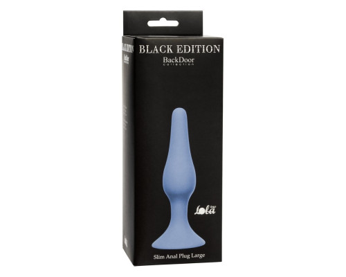 Заказать Синяя анальная пробка Slim Anal Plug Large - 12,5 см. Заказать Синяя анальная пробка Slim Anal Plug Large - 12,5 см.
