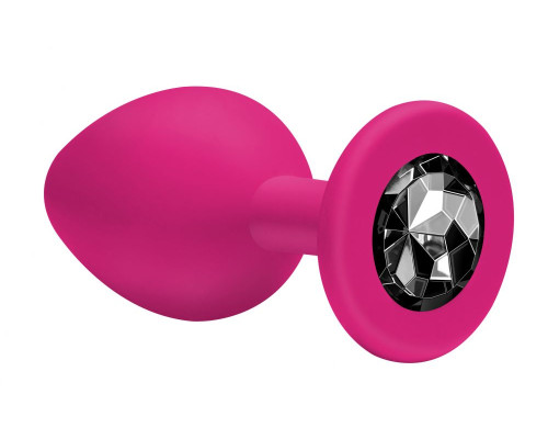 Заказать Малая розовая анальная пробка Emotions Cutie Small с чёрным кристаллом - 7,5 см. Заказать Малая розовая анальная пробка Emotions Cutie Small с чёрным кристаллом - 7,5 см.