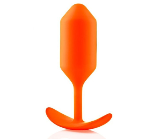 Оранжевая пробка для ношения B-vibe Snug Plug 3 - 12,7 см. Оранжевая пробка для ношения B-vibe Snug Plug 3 - 12,7 см.