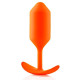Заказать Оранжевая пробка для ношения B-vibe Snug Plug 3 - 12,7 см.