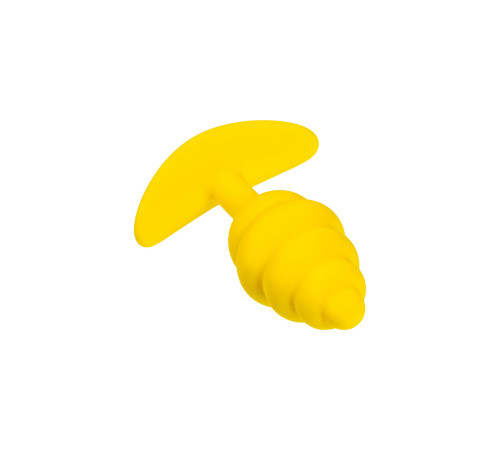 Желтая анальная втулка Vikki - 9 см.