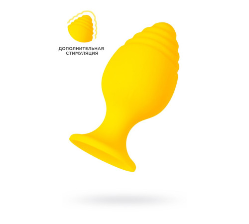 Желтая анальная втулка Riffle - 7,5 см.