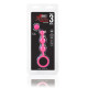 Заказать Розовые силиконовые анальные бусы Silicone Anal Beads - 14 см.