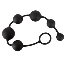 Анальная цепочка Black Velvets Anal Beads - 40 см.