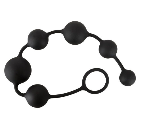 Анальная цепочка Black Velvets Anal Beads - 40 см. Анальная цепочка Black Velvets Anal Beads - 40 см.