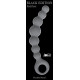 Заказать Серая упругая анальная цепочка Flexible Wand - 18 см.