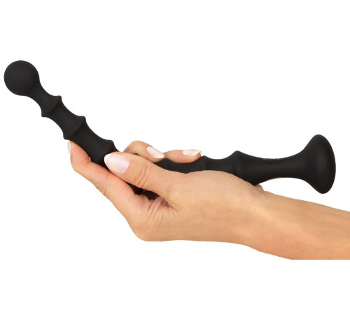 Черная анальная ёлочка Magic Anal Wand - 26,9 см.