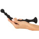 Черная анальная ёлочка Magic Anal Wand - 26,9 см.