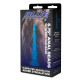 Заказать Голубая анальная елочка на присоске Anal Beads With Suction Base - 17,1 см.