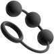 Заказать Анальные шарики Silicone Cock Ring with 3 Weighted Balls