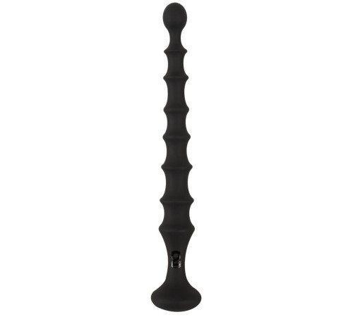 Черная анальная ёлочка Magic Anal Wand - 26,9 см.