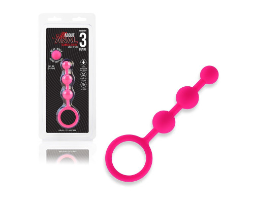 Заказать Розовые силиконовые анальные бусы Silicone Anal Beads - 14 см. Заказать Розовые силиконовые анальные бусы Silicone Anal Beads - 14 см.