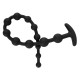 Заказать Черные анальные бусы Anal beads - 50 см.